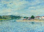 Alfred Sisley La Seine a Saint Mammes oil painting on canvas